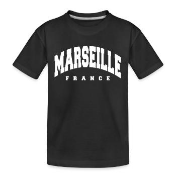 Marseille - T-shirt bio Premium Enfant - noir - Devant