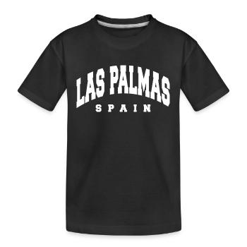 Las Palmas - Kids' Premium Organic T-Shirt - black - Front