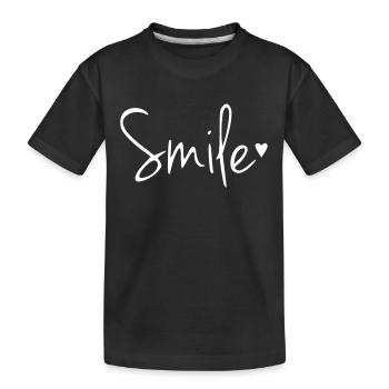 Rires Smile - T-shirt bio Premium Enfant - noir - Devant