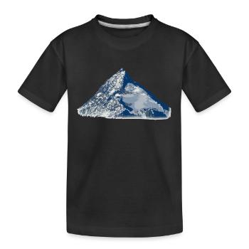 Grossglockner - T-shirt bio Premium Enfant - noir - Devant