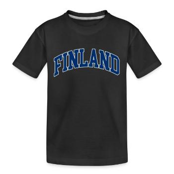 FINLANDE - T-shirt bio Premium Enfant - noir - Devant
