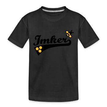 Imker - Kinder Premium Bio T-Shirt - Schwarz - Vorne