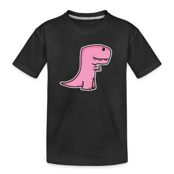 Des dinosaures pour les enfants - T-shirt bio Premium Enfant - noir - Devant