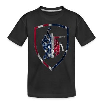 JOUEUR DE BASKET-BALL DES ÉTATS-UNIS JOUEUR DE BASKET-BALL - T-shirt bio Premium Enfant - noir - Devant