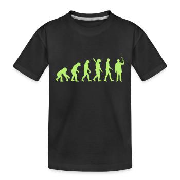 Évolution Chimiste - T-shirt bio Premium Enfant - noir - Devant