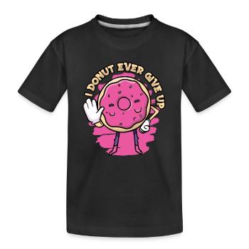 Donut Donuts Candy Bagel - T-shirt bio Premium Enfant - noir - Devant