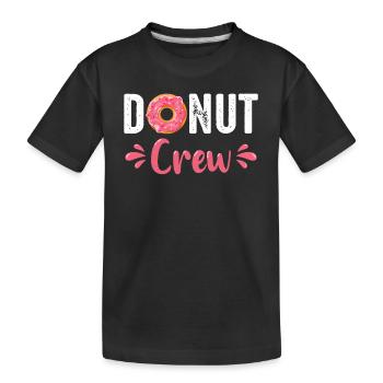 Donut Donuts Candy Bagel - T-shirt bio Premium Enfant - noir - Devant