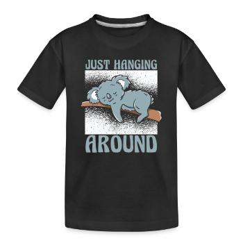 Koala Koalas Koala Bear Animal - Kids' Premium Organic T-Shirt - black - Front