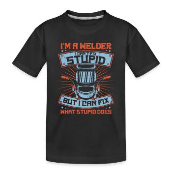 Soudeur Métallurgiste - T-shirt bio Premium Enfant - noir - Devant