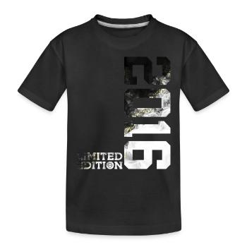 ÉDITION LIMITÉE 2016 COOL 10E ANNIVERSAIRE - T-shirt bio Premium Enfant - noir - Devant