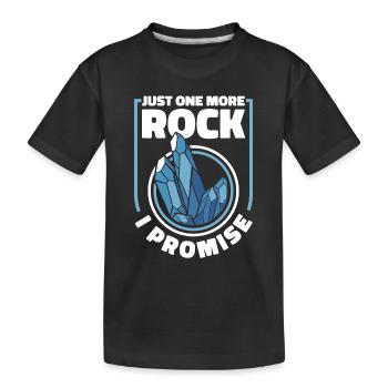 Géologie Géologue Roches Pierre Géo Minéral - T-shirt bio Premium Enfant - noir - Devant
