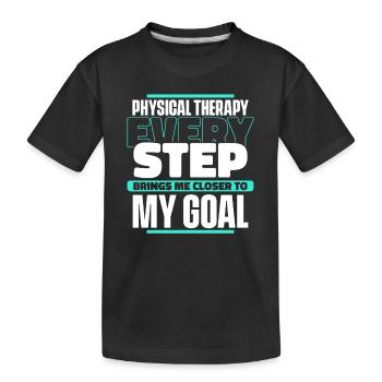 Assistante thérapeute en physiothérapie - T-shirt bio Premium Enfant - noir - Devant