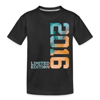 10TH ANNIVERSARY LIMITED EDITION 2016 - Kids' Premium Organic T-Shirt - black - Front