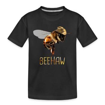 Honey bee Beekeeper Bees Bees Bee - Kids' Premium Organic T-Shirt - black - Front