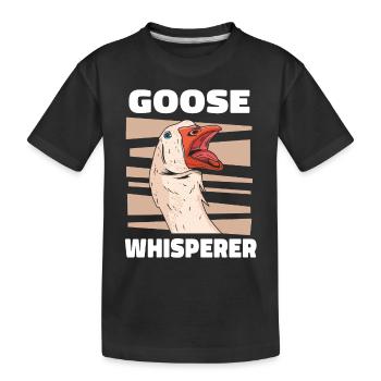 Oie Animal Oies - T-shirt bio Premium Enfant - noir - Devant