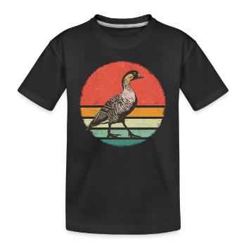 Oie Animal Oies - T-shirt bio Premium Enfant - noir - Devant