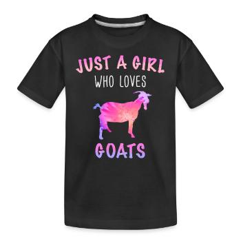 Chèvre Chèvre Chèvre Animal Chèvre - T-shirt bio Premium Enfant - noir - Devant