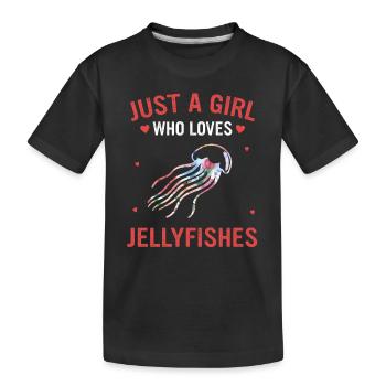 Méduse - T-shirt bio Premium Enfant - noir - Devant