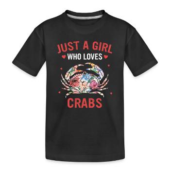 Crabe Ermite Crabe Crabe - T-shirt bio Premium Enfant - noir - Devant