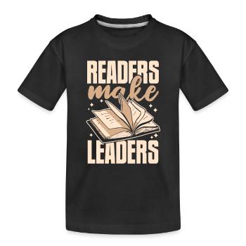 Livres Lire Bibliothèque Bibliothèque Bibliothèque Rat de bibliothèque - T-shirt bio Premium Enfant - noir - Devant