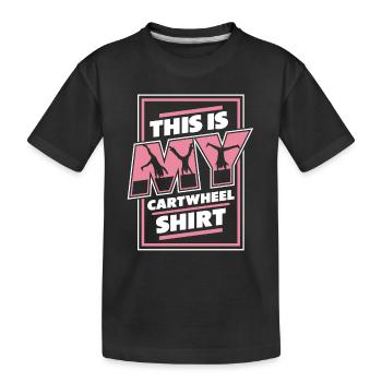 Gymnastics Gymnasts - Kids' Premium Organic T-Shirt - black - Front