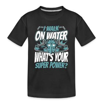 Ice Hockey Hockey Sports - Kids' Premium Organic T-Shirt - black - Front