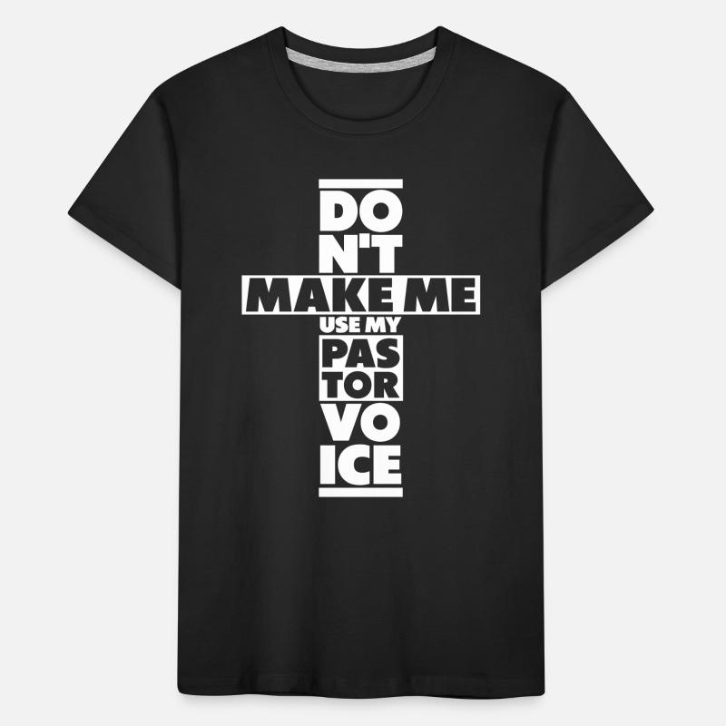 Pasteur Pasteur Prédicateur Église Chrétienne T-shirt bio Premium Enfant