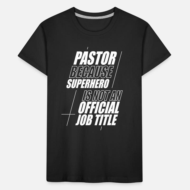 Pasteur Pasteur Prédicateur Église Chrétienne T-shirt bio Premium Enfant