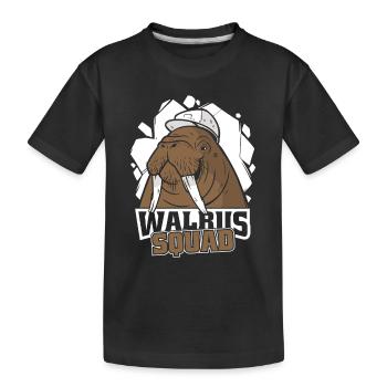 Morse Morse Animal Océan - T-shirt bio Premium Enfant - noir - Devant