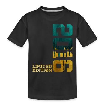 10E ÉDITION LIMITÉE DU 10E ANNIVERSAIRE 2016 - T-shirt bio Premium Enfant - noir - Devant