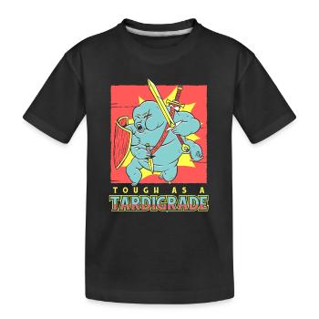 Tardigrade - Kids' Premium Organic T-Shirt - black - Front