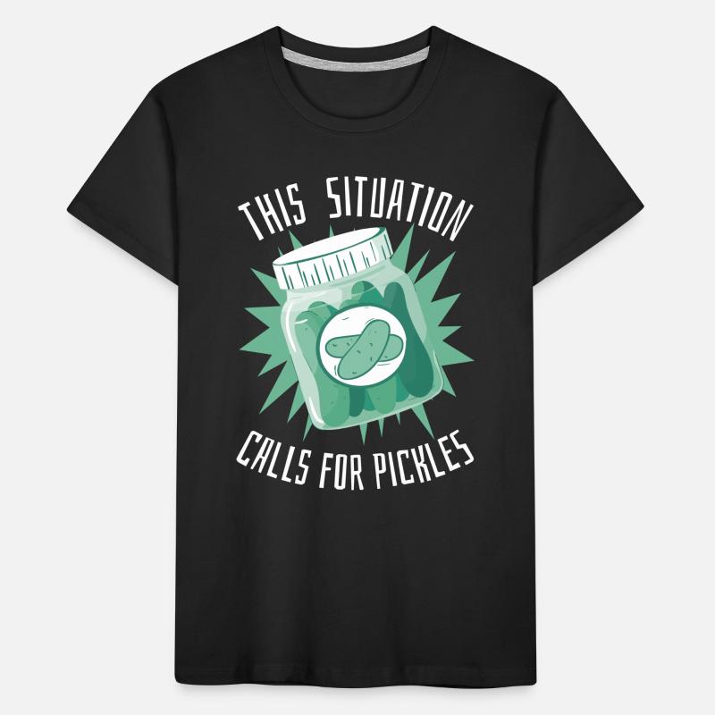 Concombre Concombre Concombre Concombre Aneth alimentaire T-shirt bio Premium Enfant