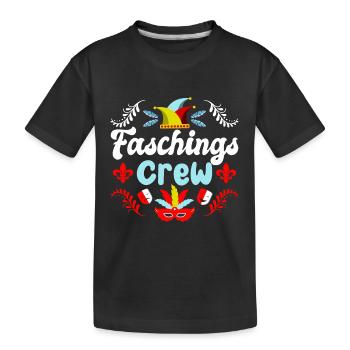 Équipage de carnaval | Costume de Carnaval - T-shirt bio Premium Enfant - noir - Devant