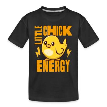 Énergie Little Chick - T-shirt bio Premium Enfant - noir - Devant