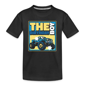 Monster Truck Car Trucks - T-shirt bio Premium Enfant - noir - Devant
