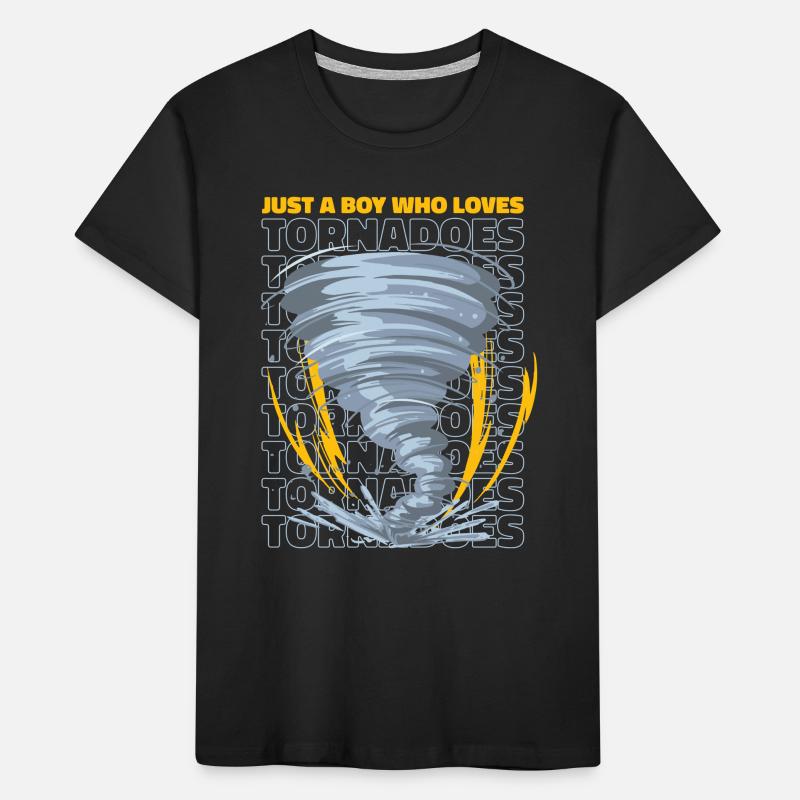Météorologue de tempête de chasse à la tornade T-shirt bio Premium Enfant