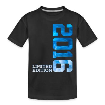 10TH ANNIVERSARY LIMITED EDITION 2016 - Kids' Premium Organic T-Shirt - black - Front