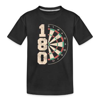 Darts Darts Darts Player Darts - Kids' Premium Organic T-Shirt - black - Front