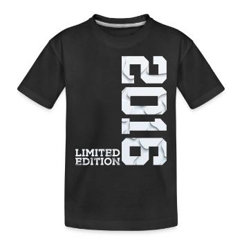 10TH ANNIVERSARY LIMITED EDITION 2016 - Kids' Premium Organic T-Shirt - black - Front