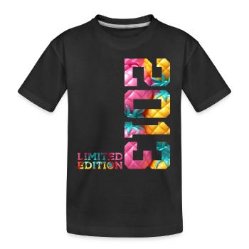 13. GEBURTSTAG LIMITED EDITION 2013 - Kinder Premium Bio T-Shirt - Schwarz - Vorne