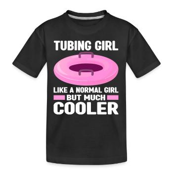 Rafting - Kinder Premium Bio T-Shirt - Schwarz - Vorne
