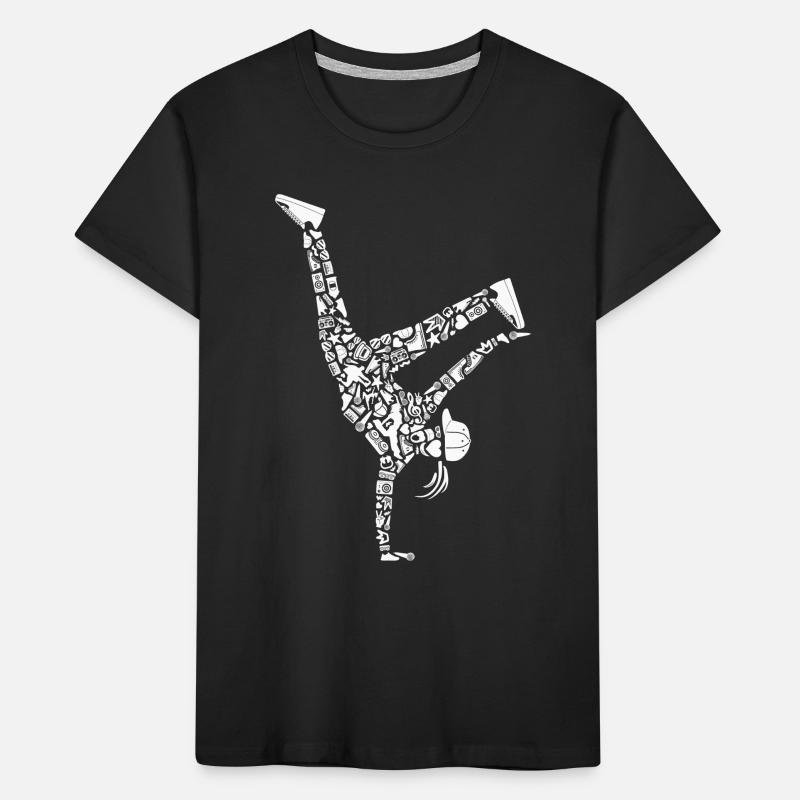 Breakdancing Breakdancer Mädchen Frauen Breakdance Kinder Premium Bio T-Shirt