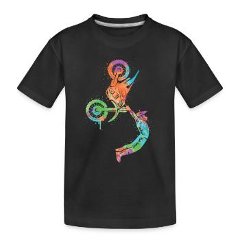 Dirt Biker Girls Motorcycle Kids Motocross - Kids' Premium Organic T-Shirt - black - Front