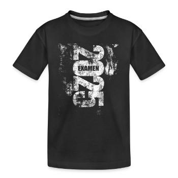 Examen bestanden 2025 - Prüfung - Erfolg - Kinder Premium Bio T-Shirt - Schwarz - Vorne