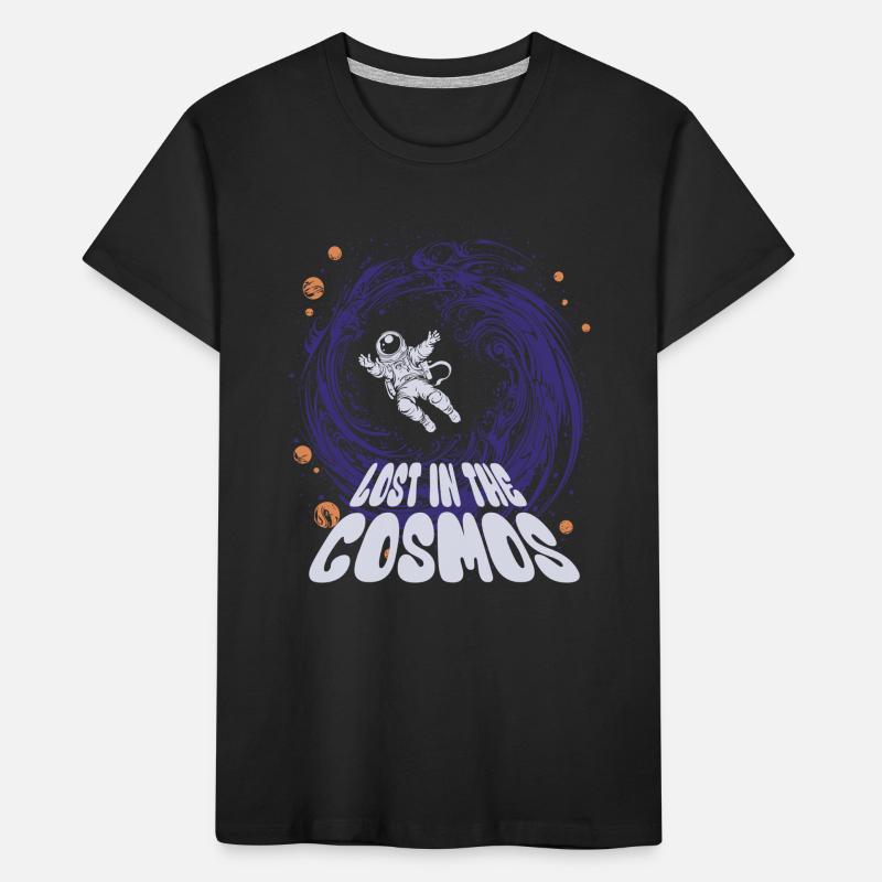 Perdu dans le cosmos - Astronaute - Espace T-shirt bio Premium Enfant