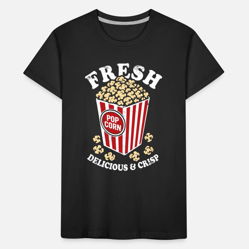Fresh Popcorn - Crispy, Delicious - Gift Kids' Premium Organic T-Shirt