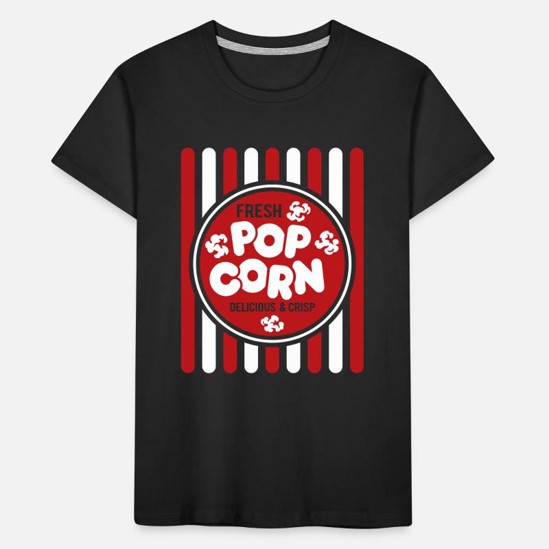 Fresh Popcorn - Crispy & Delicious - Gift Kids' Premium Organic T-Shirt