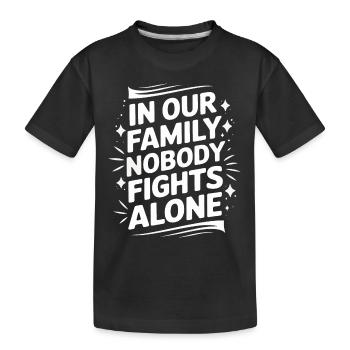 Sensibilisation au cancer Cancer Cancer du sein - T-shirt bio Premium Enfant - noir - Devant