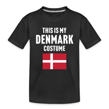C’est mon costume du Danemark - T-shirt bio Premium Enfant - noir - Devant