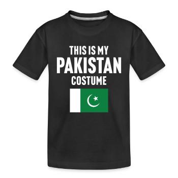 C’est mon costume pakistanais - T-shirt bio Premium Enfant - noir - Devant
